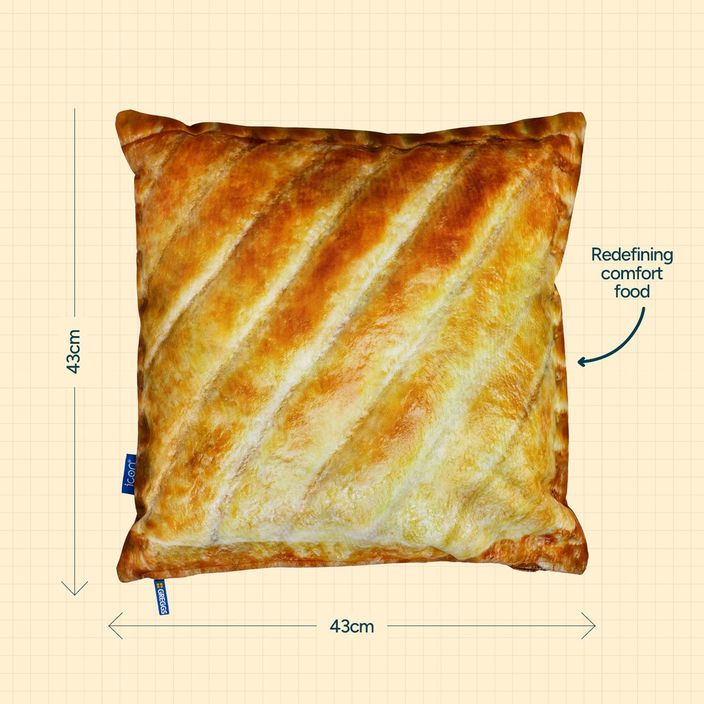 Greggs x Icon Square Steak Bake Cushion