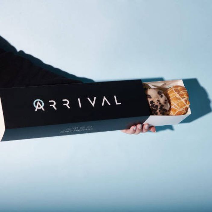 Arrival Cookies box