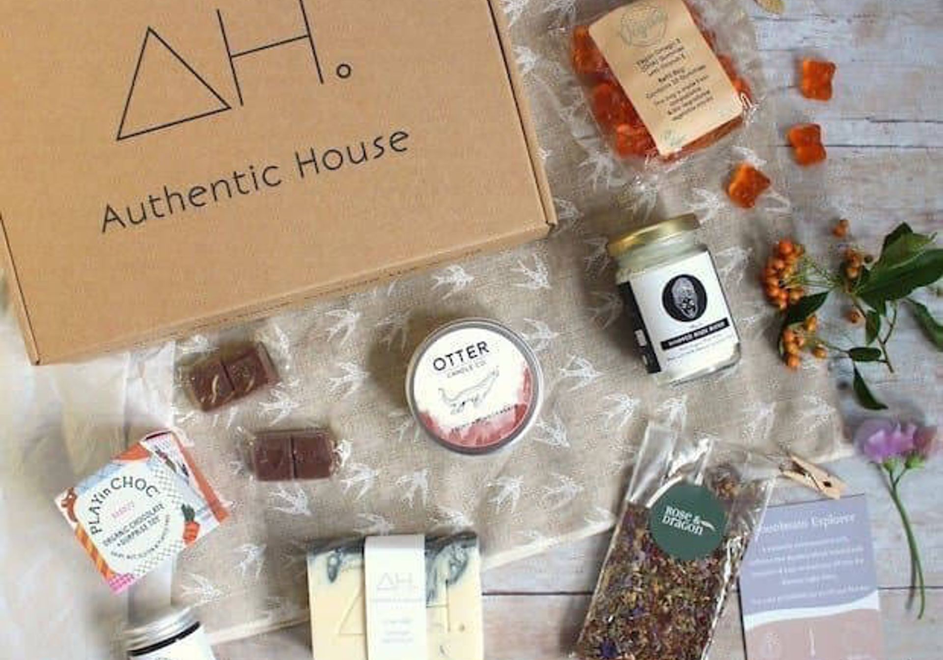 Authentic House box of sustainable lifestyle products