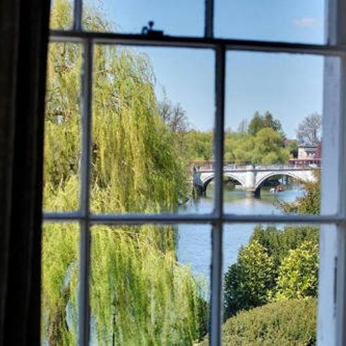 view from the riverhouse richmond, overlooking the thames