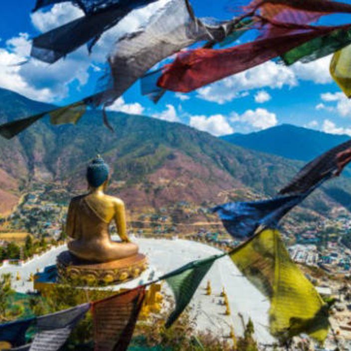 Bhutan statue of Buddha