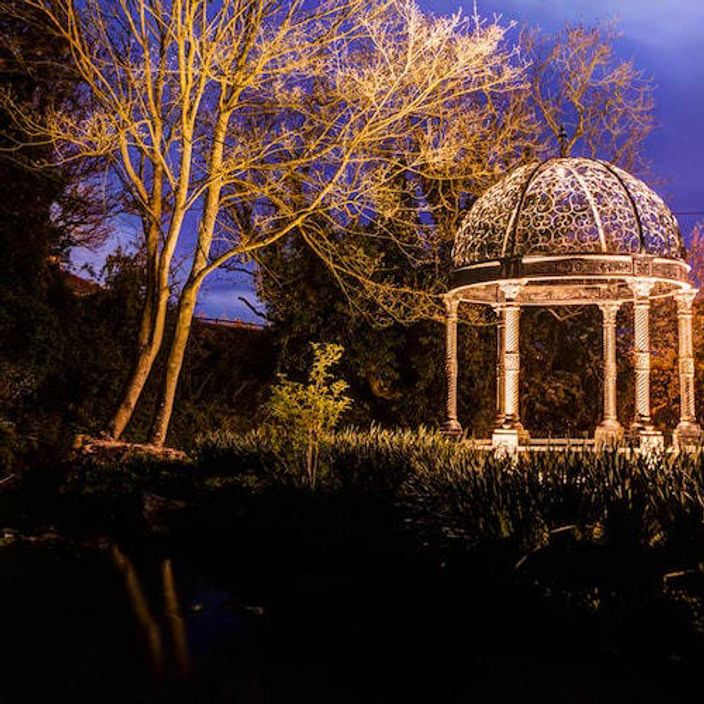 The gardens of Ballygally Castle
