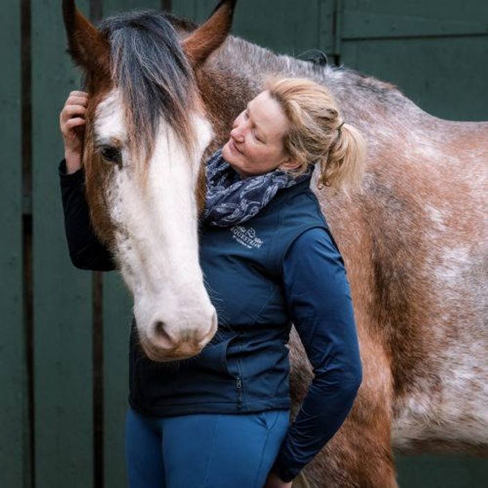 Woman with her horse