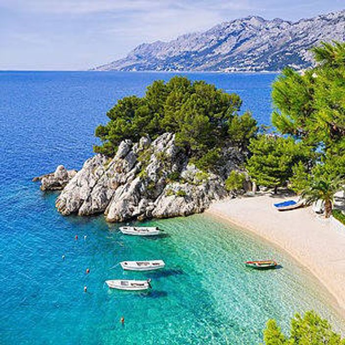 Beach of a Croatian island