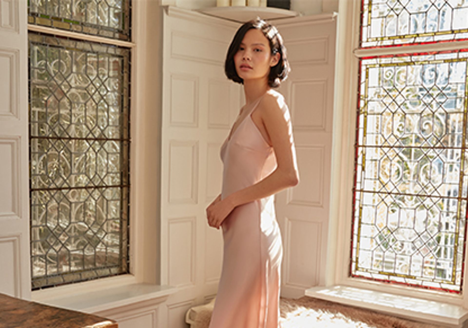 woman in her gilda and pearl loungewear