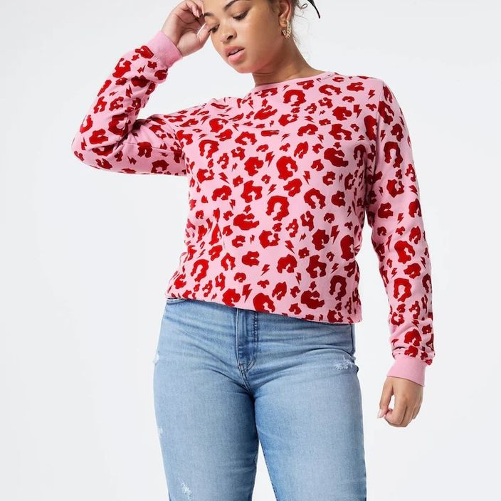 woman wearing scamp and dude jeans