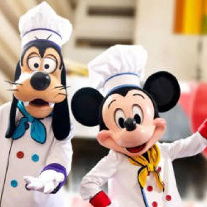 Goofy & Mickey Mouse together