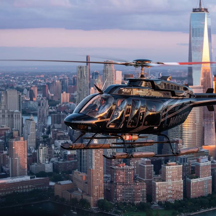 helicopter tour of New York