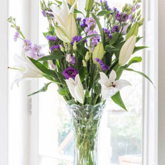 Purple flower bouquet