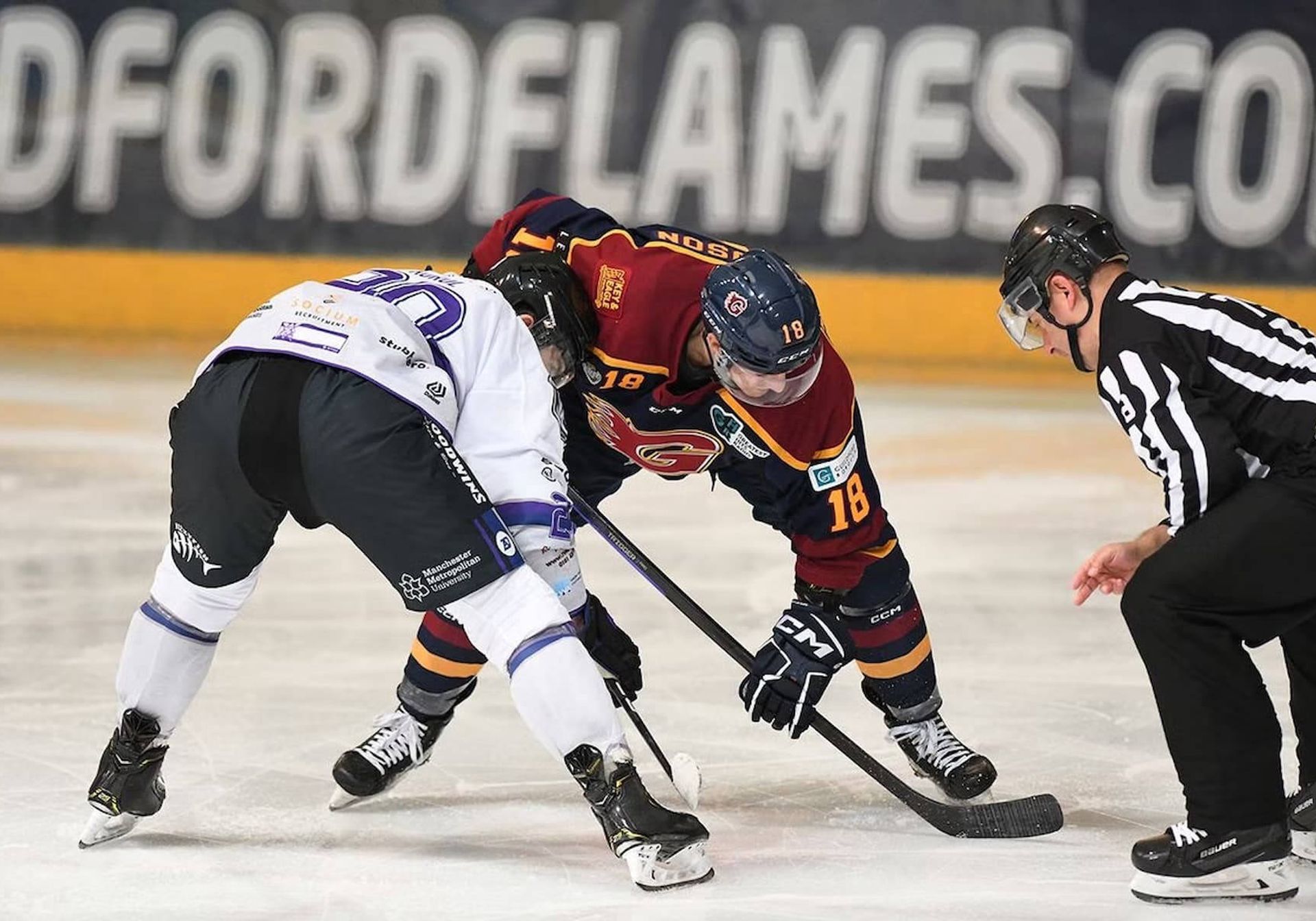 Guildford Flames playing ice hockey