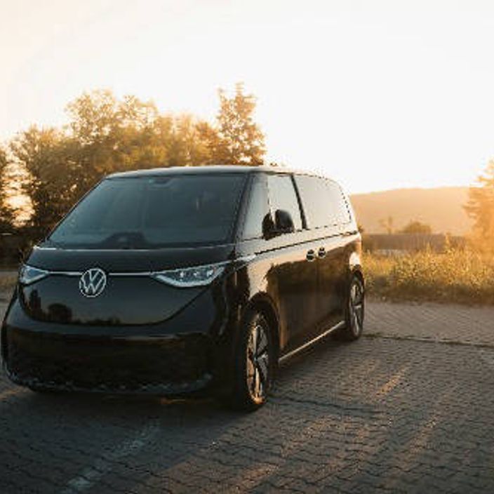 volkswagon id. buzz in back