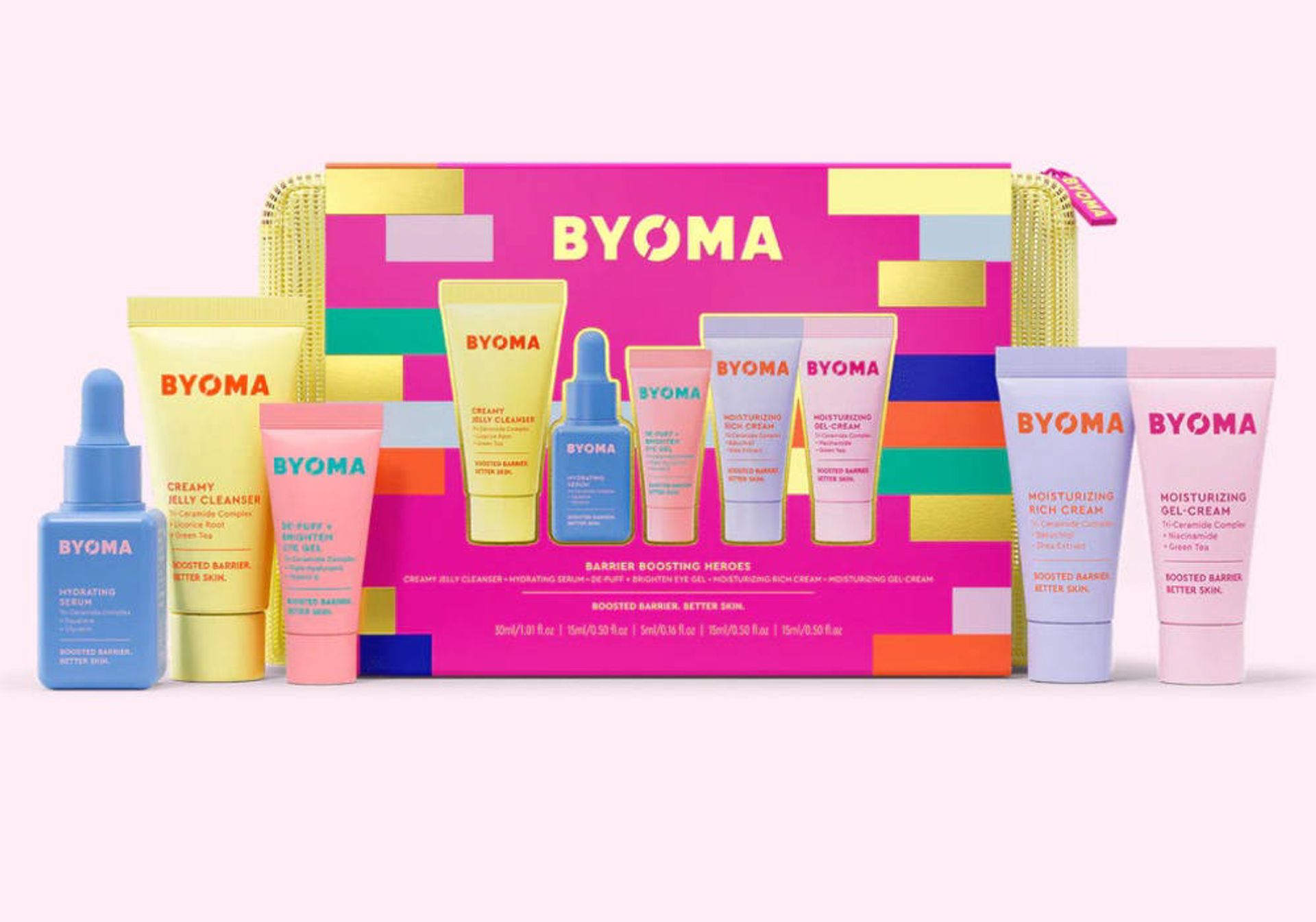 Image of Byoma's Barrier Boosting Heroes including all 5 items