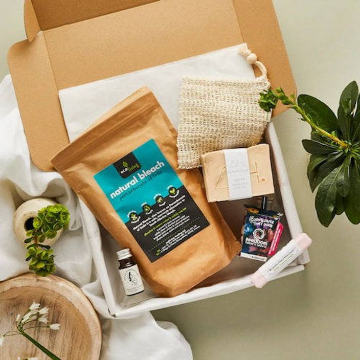 Authentic House gift box of eco friendly, sustainable lifestyle products