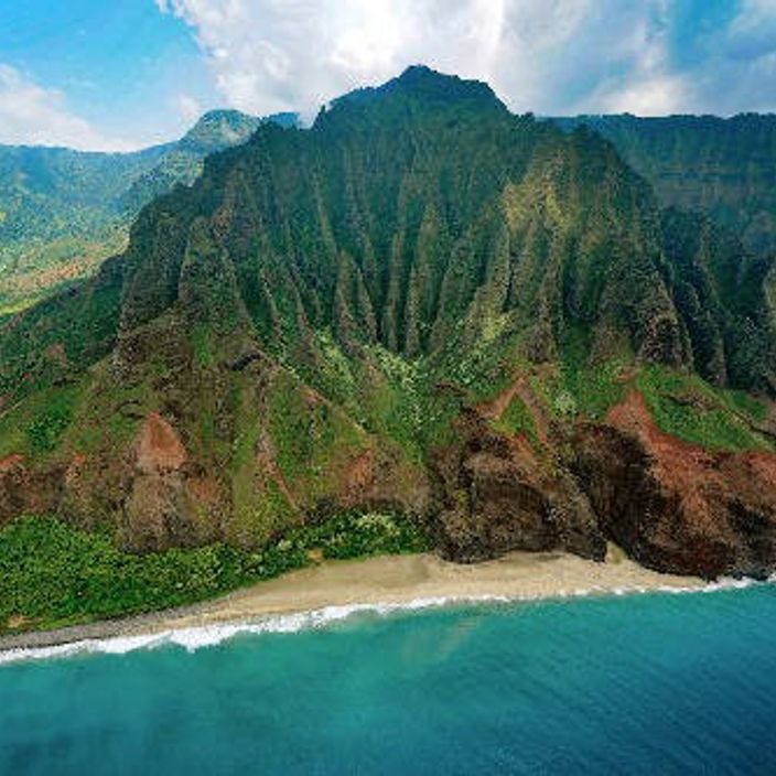 Hawaii tropical landscapes
