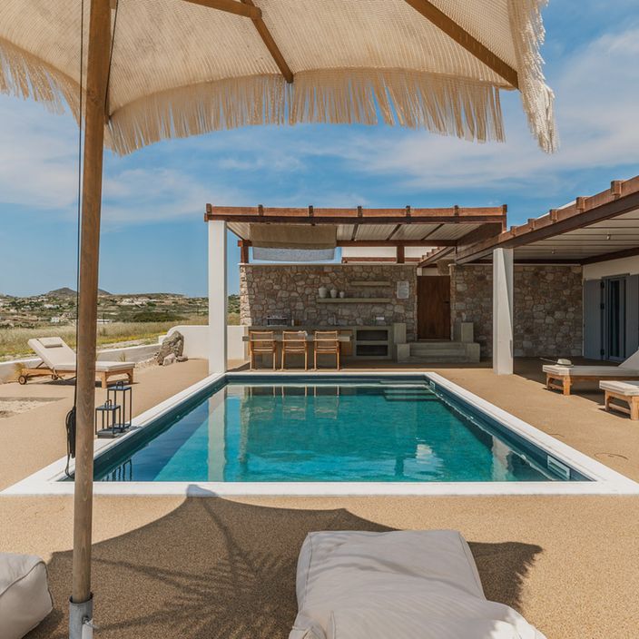 A beach on Milos island