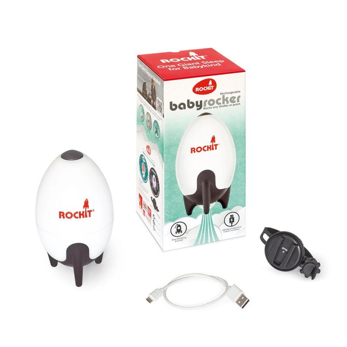 Rockit Rocker (Rechargeable Version) in box with charger and accessories