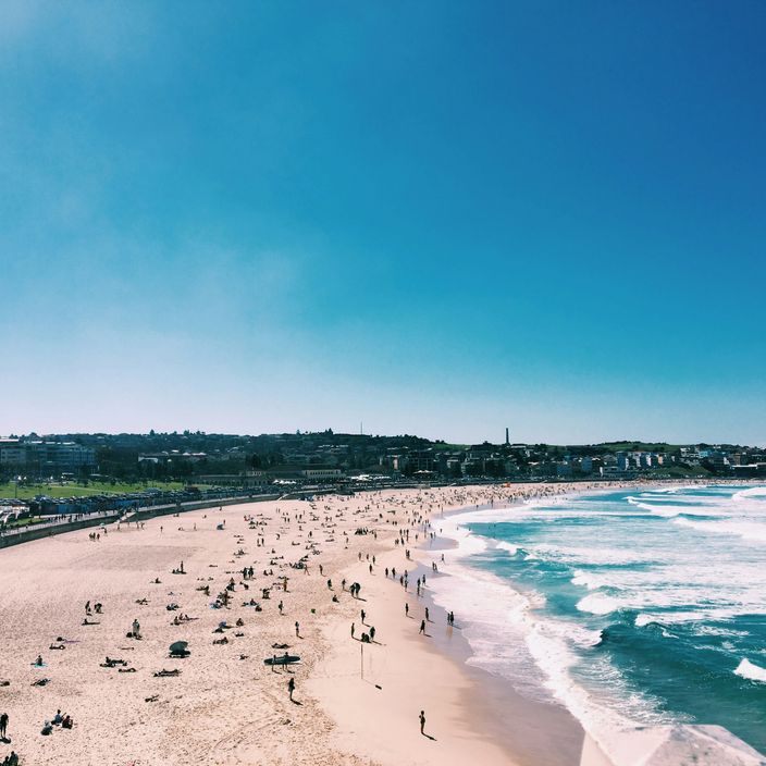 Bondi Beach in the sun