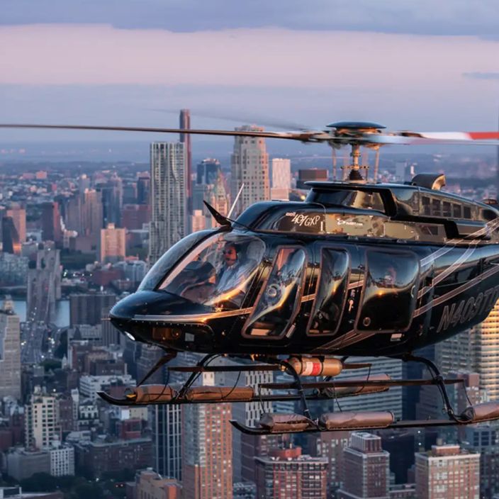 helicopter tour of New York