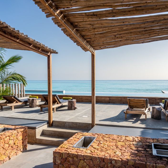 Pool at the Bamboo Design Hotel, Zanzibar