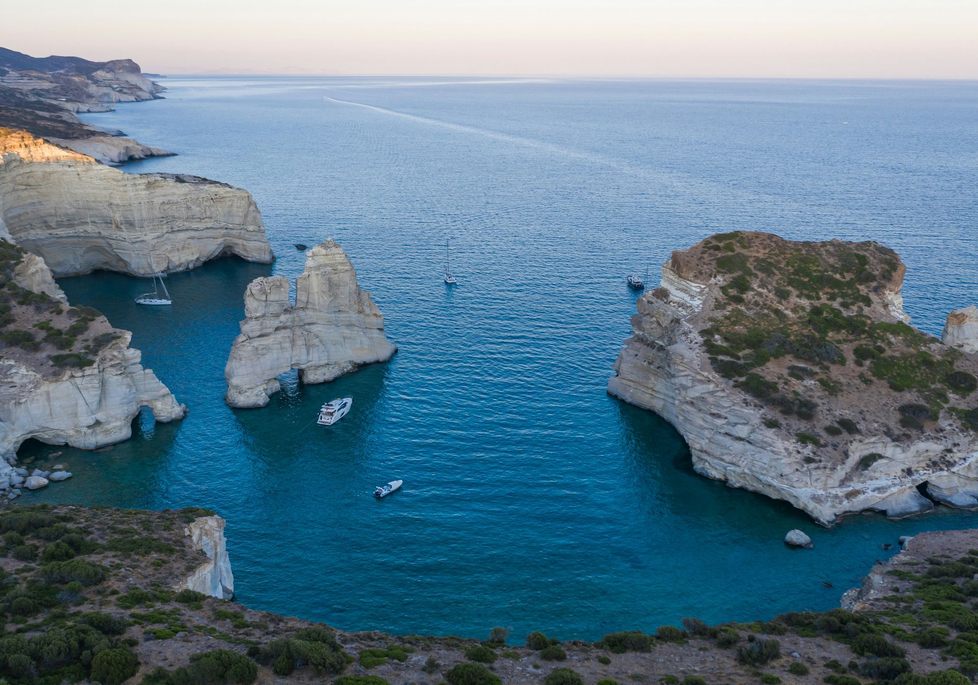 A beach on Milos island