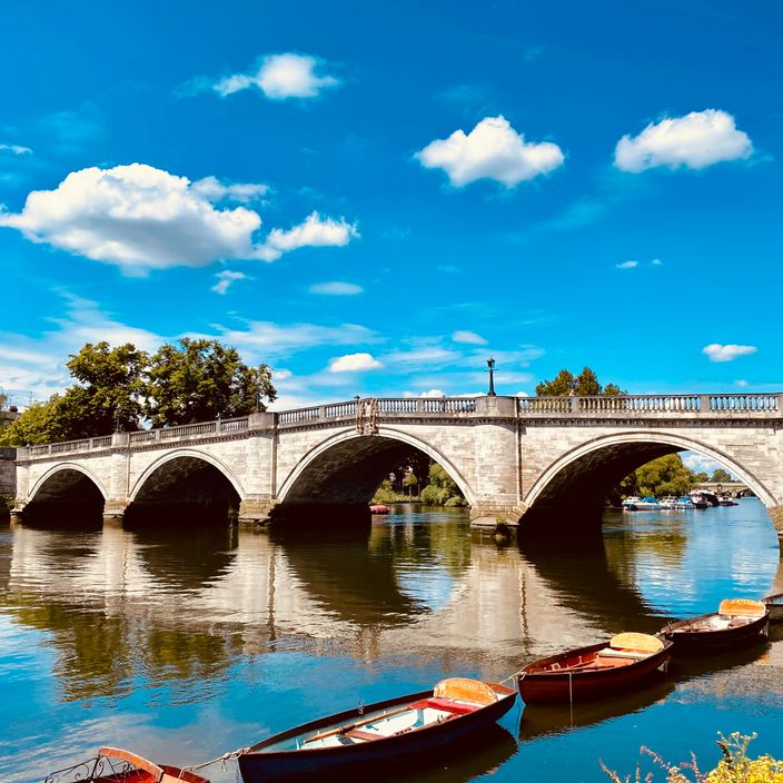 view from the riverhouse richmond, overlooking the thames
