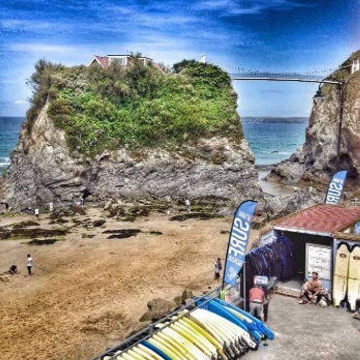 Surf shop on the beach