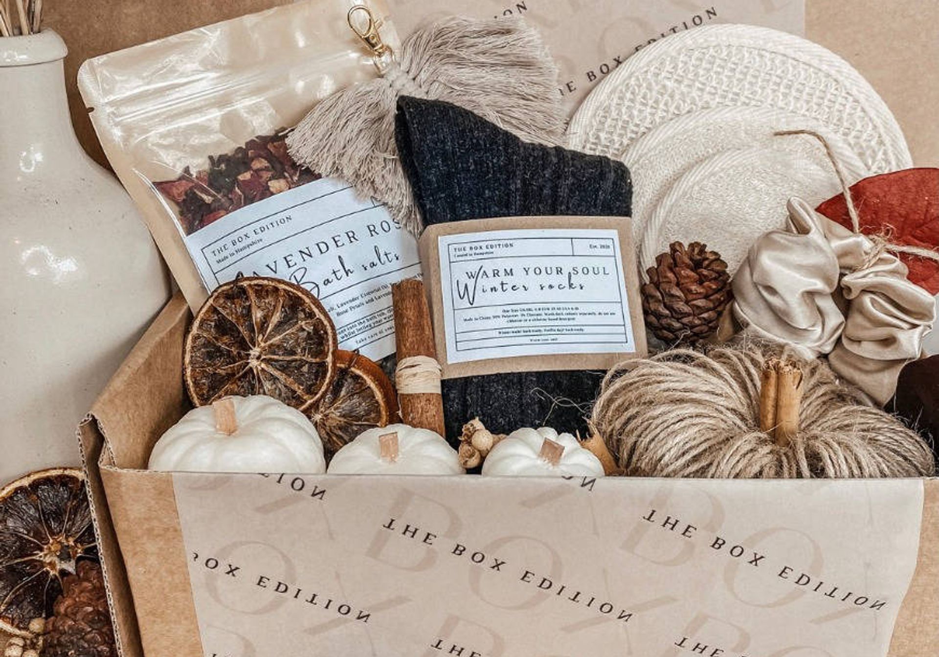 Self care pamper box