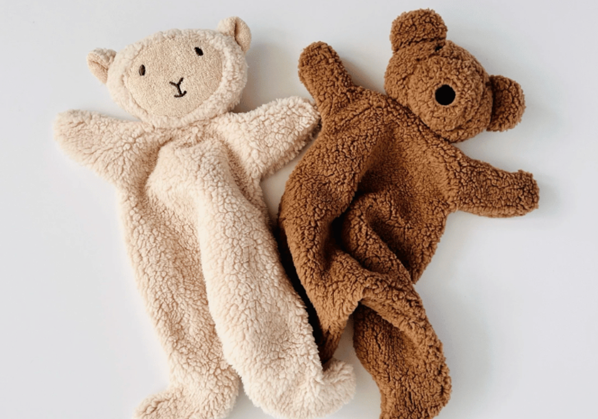 Lamb and bear teddy Fleece Comforter