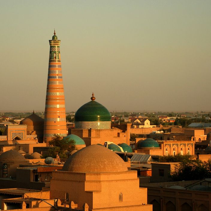 A courtyard in Samarkand