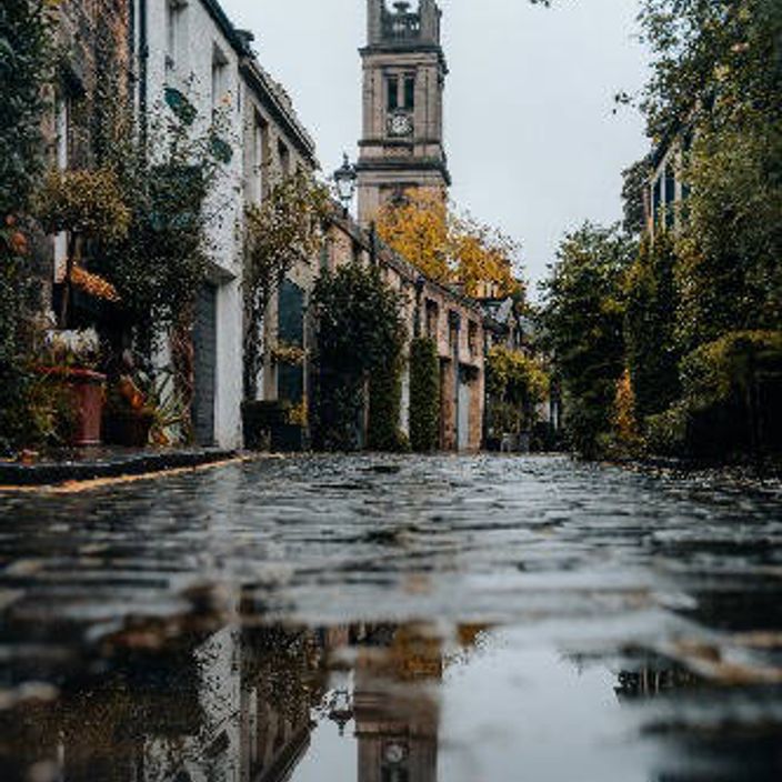 Cobbled lane in Belfast