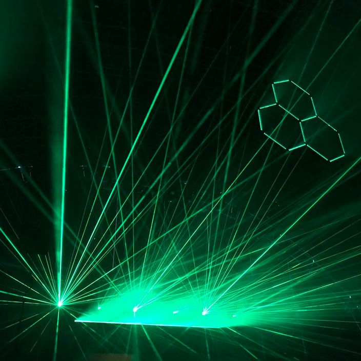 blue/purple lasers
