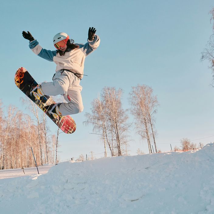 Snowboarder on a snowy mountain