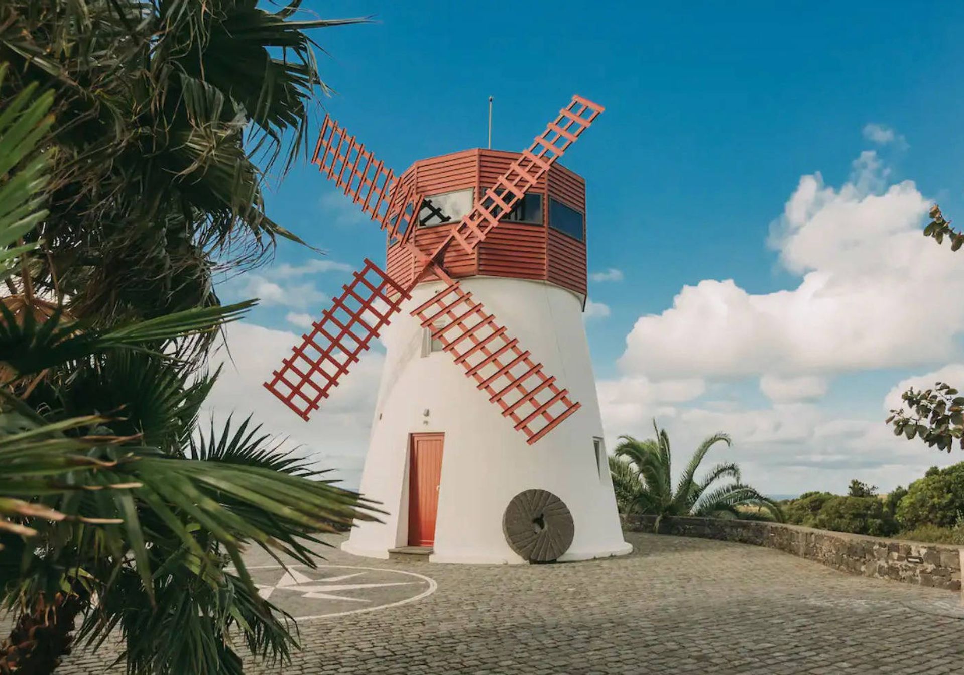Windmill accommodation Ponta Delgada in Portugal