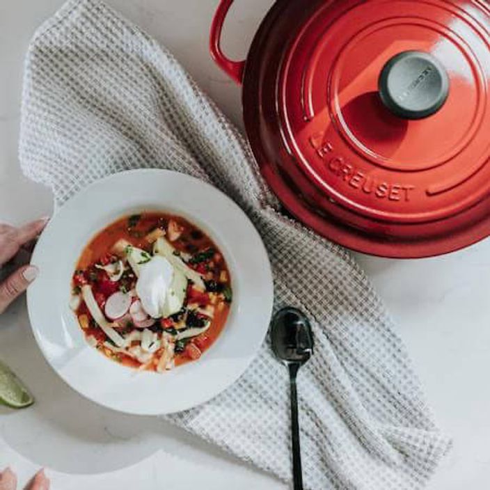 Le Creuset casserole dish