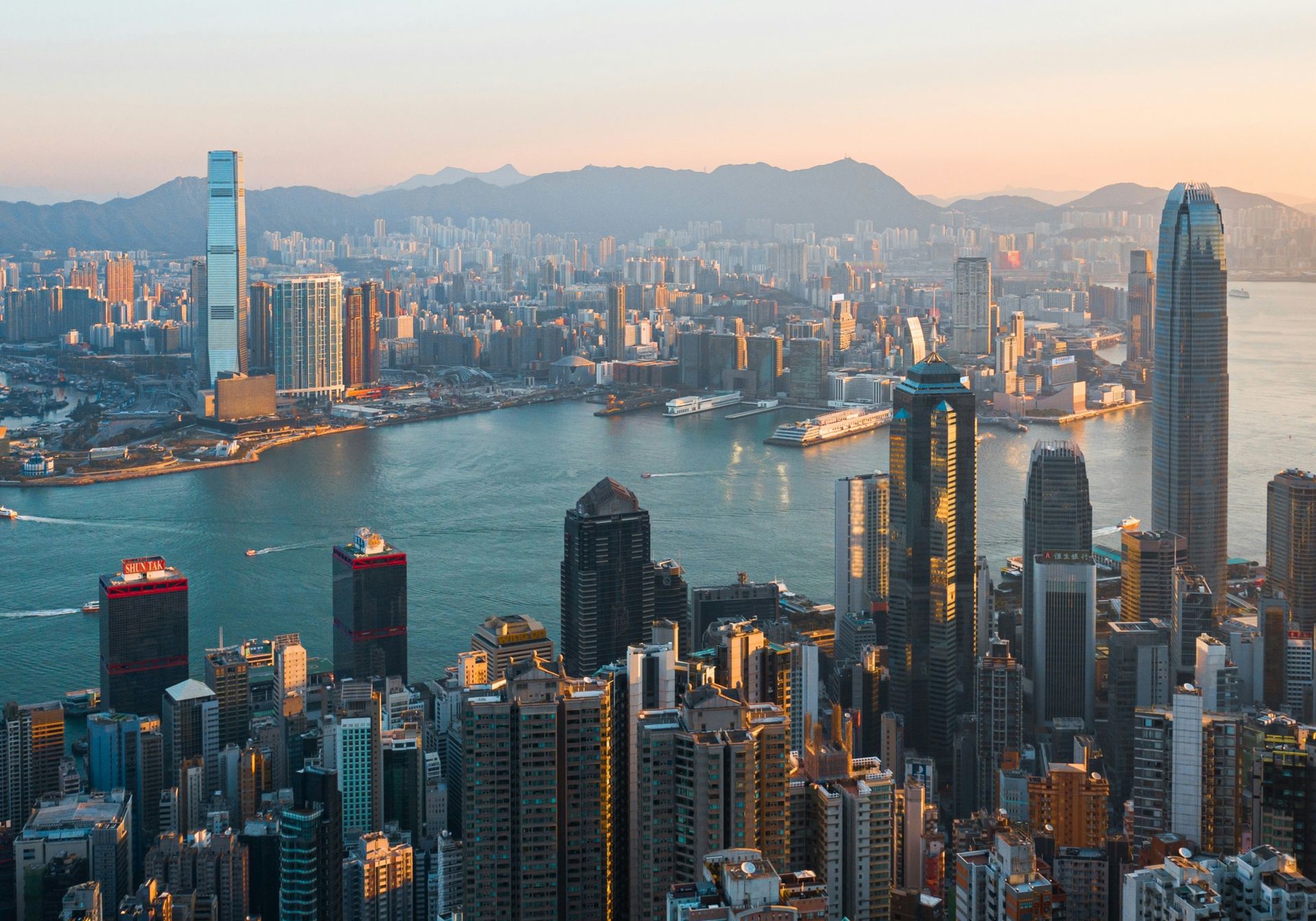 view over hong kong