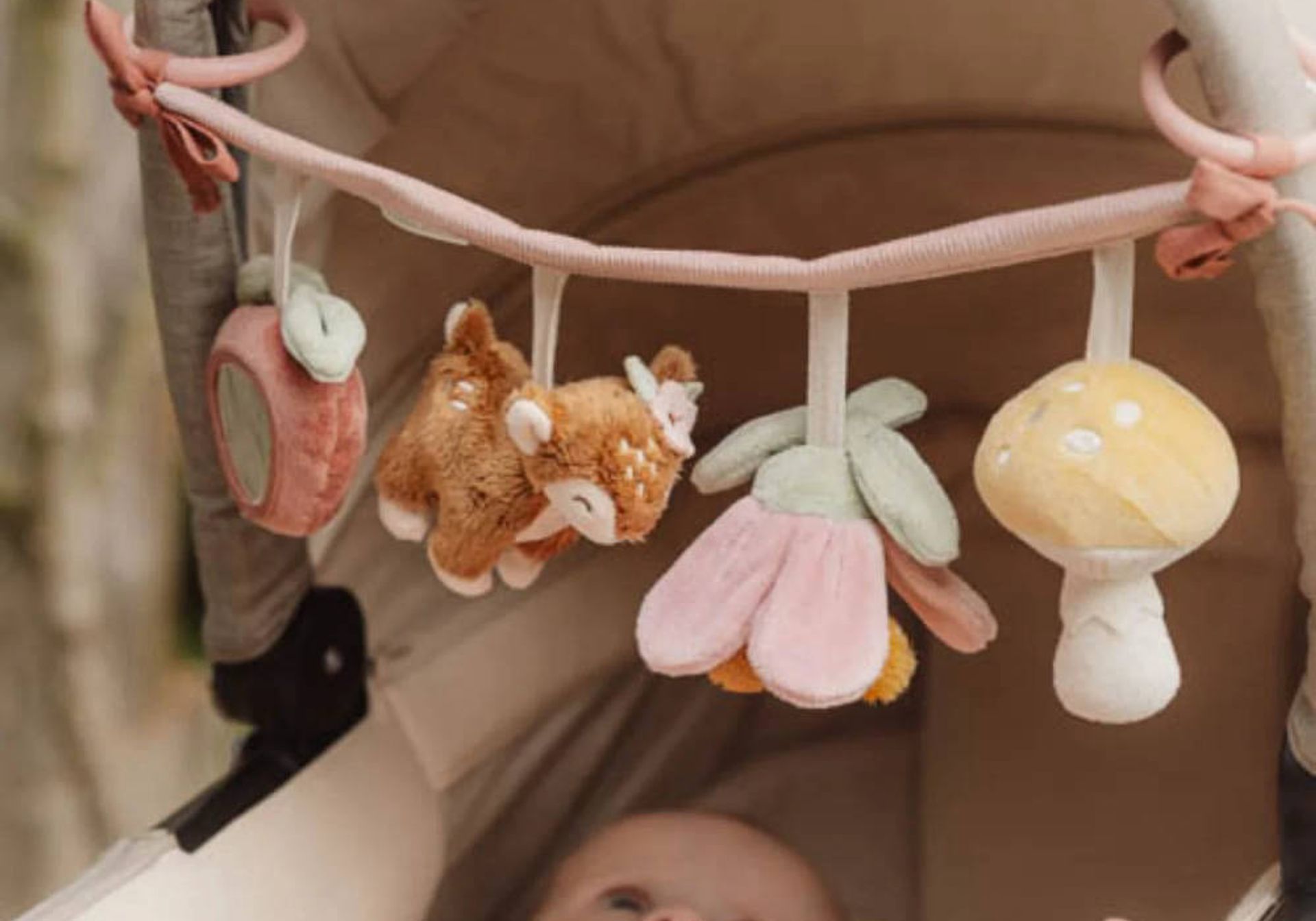 Little Dutch Pram Chain Toy - Fairy Garden