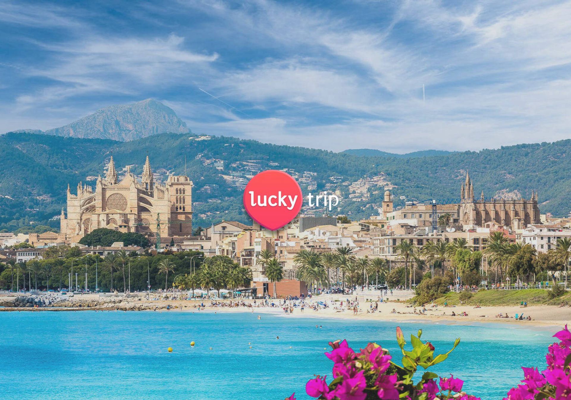 sunny palma blue sea