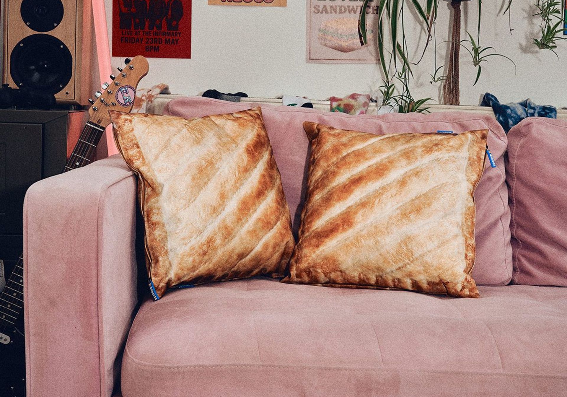 Greggs x Icon Square Steak Bake Cushion
