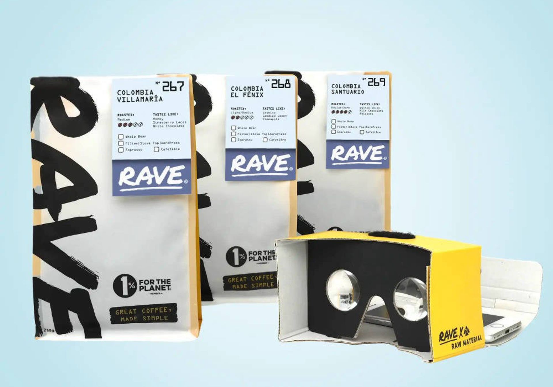 Rave Colombia El Carmen Coffee Bag