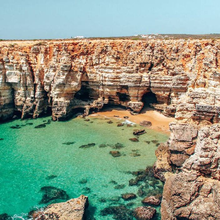cliffs in algarve