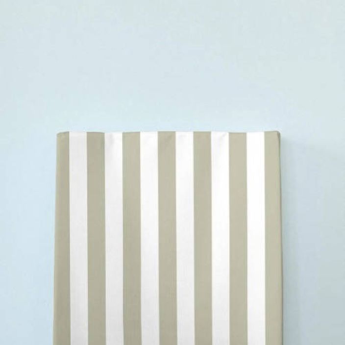 The little bumble co. anti roll changing mat green stripe