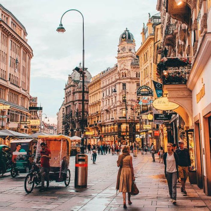 View of Vienna's streets