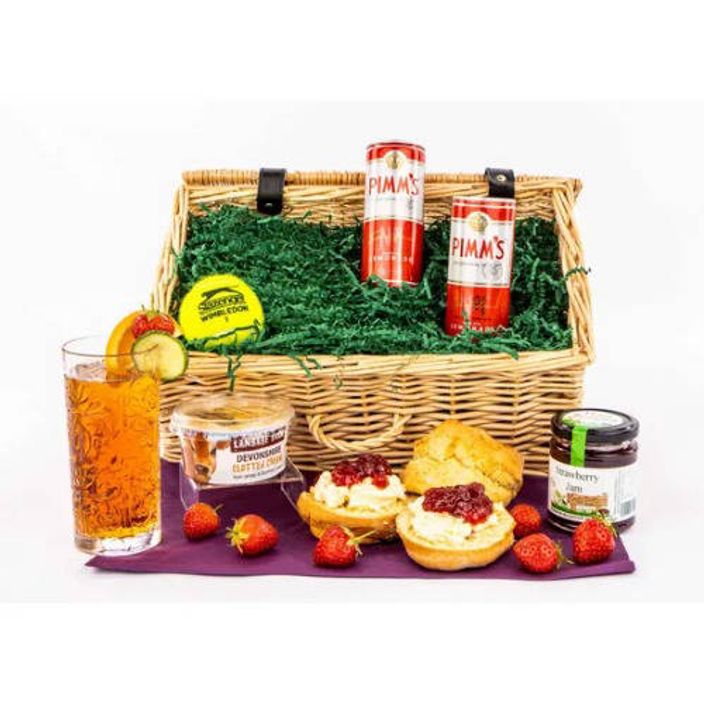 Wimbledon cream tea hamper