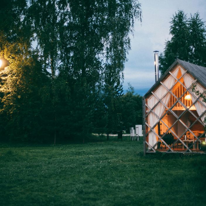 Oak Cabin with hot tub