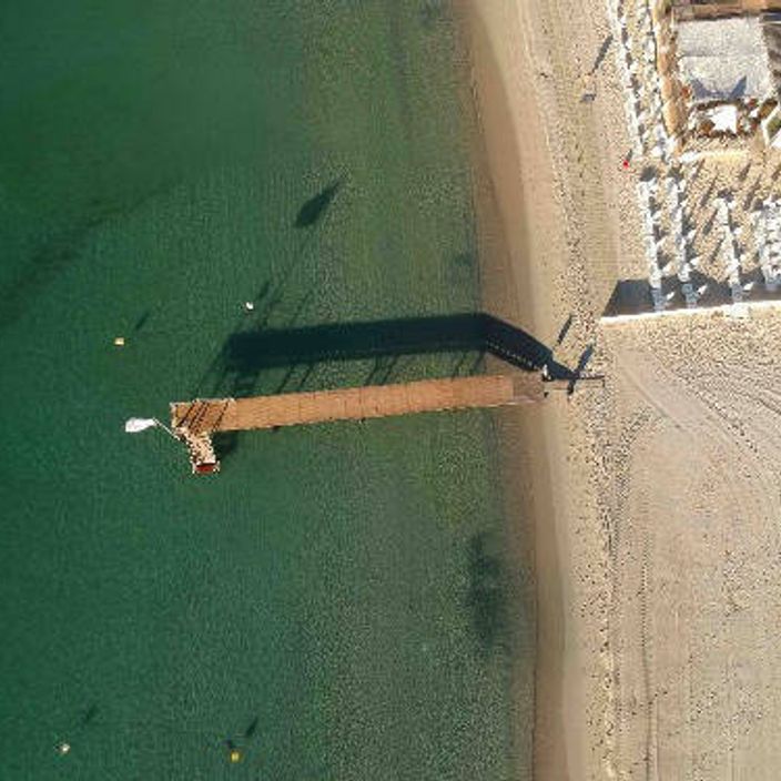 st tropez aerial shot