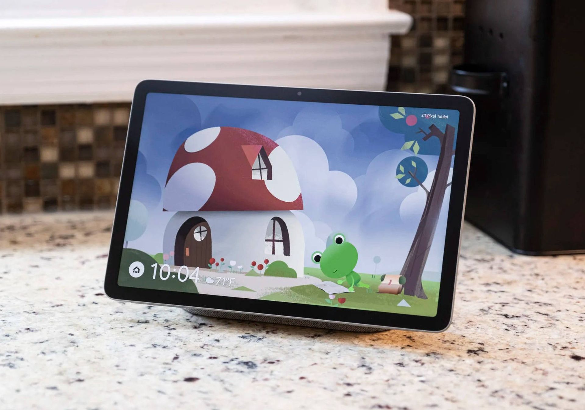 A Google Pixel tablet device