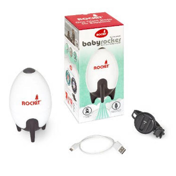 Rockit Rocker (Rechargeable Version) in box with charger and accessories