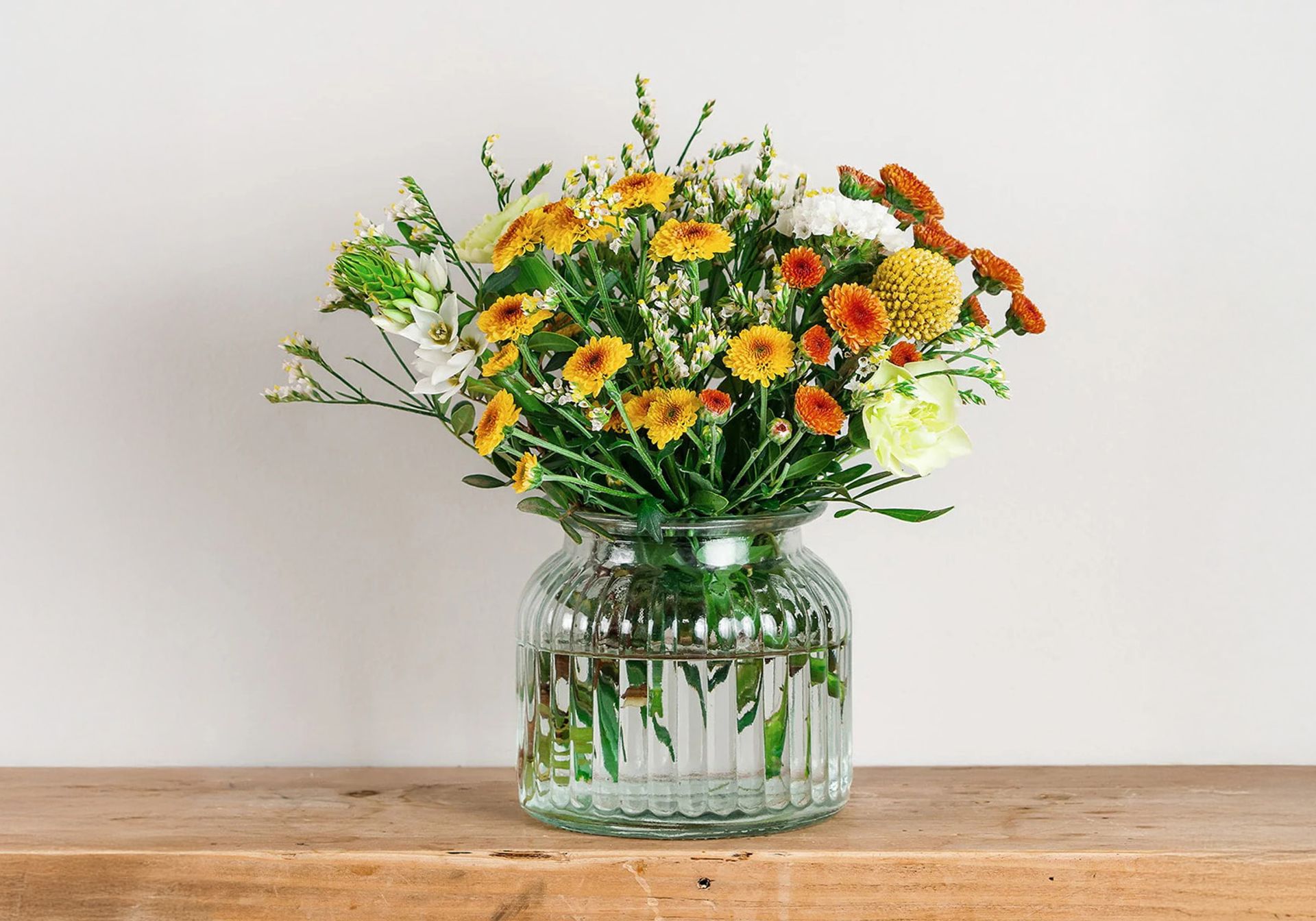 Botanical Posy flowers in a vase