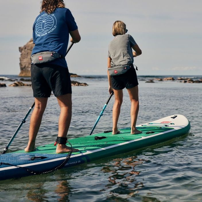Couple on Inflatable Paddle Board