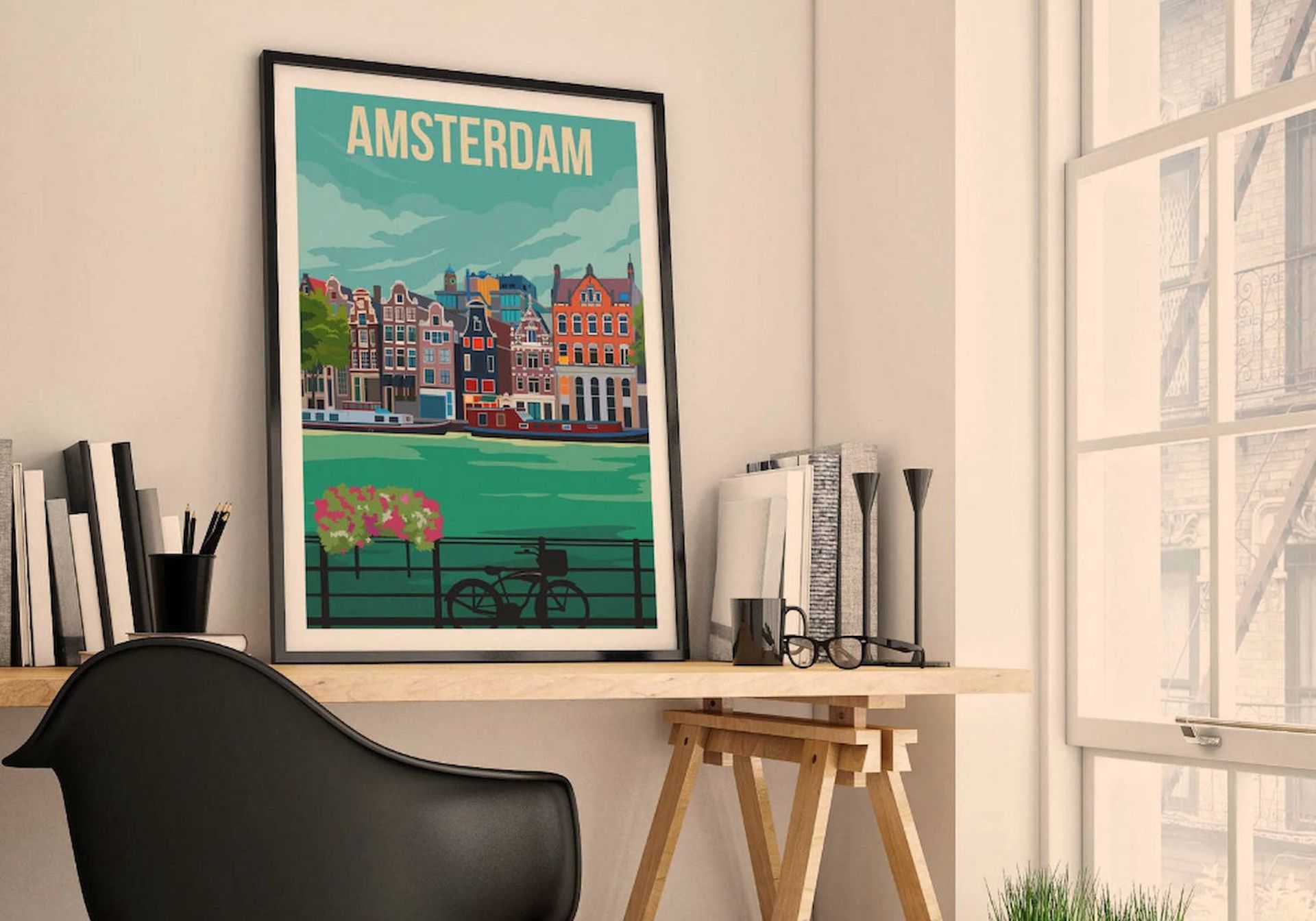 A poster of Amsterdam